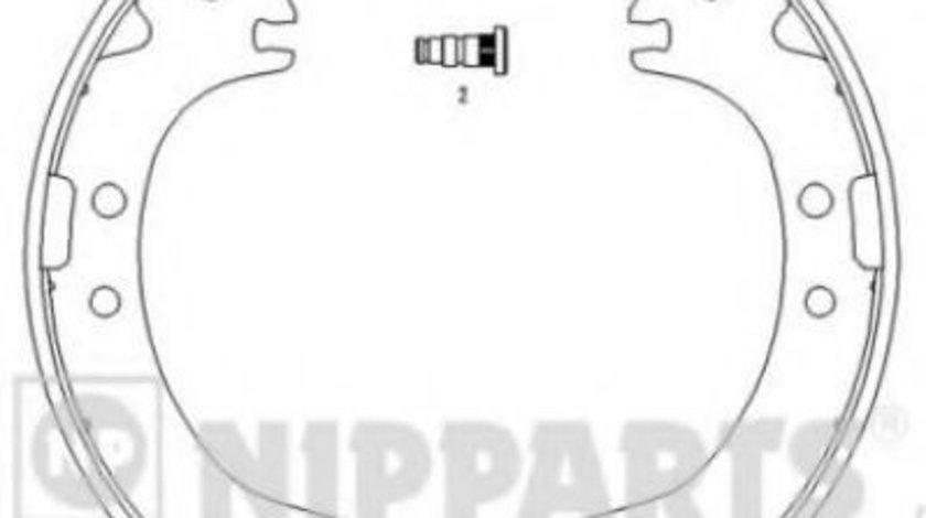 Set saboti frana TOYOTA RAV 4 I (SXA1) (1994 - 2000) NIPPARTS J3502050 piesa NOUA