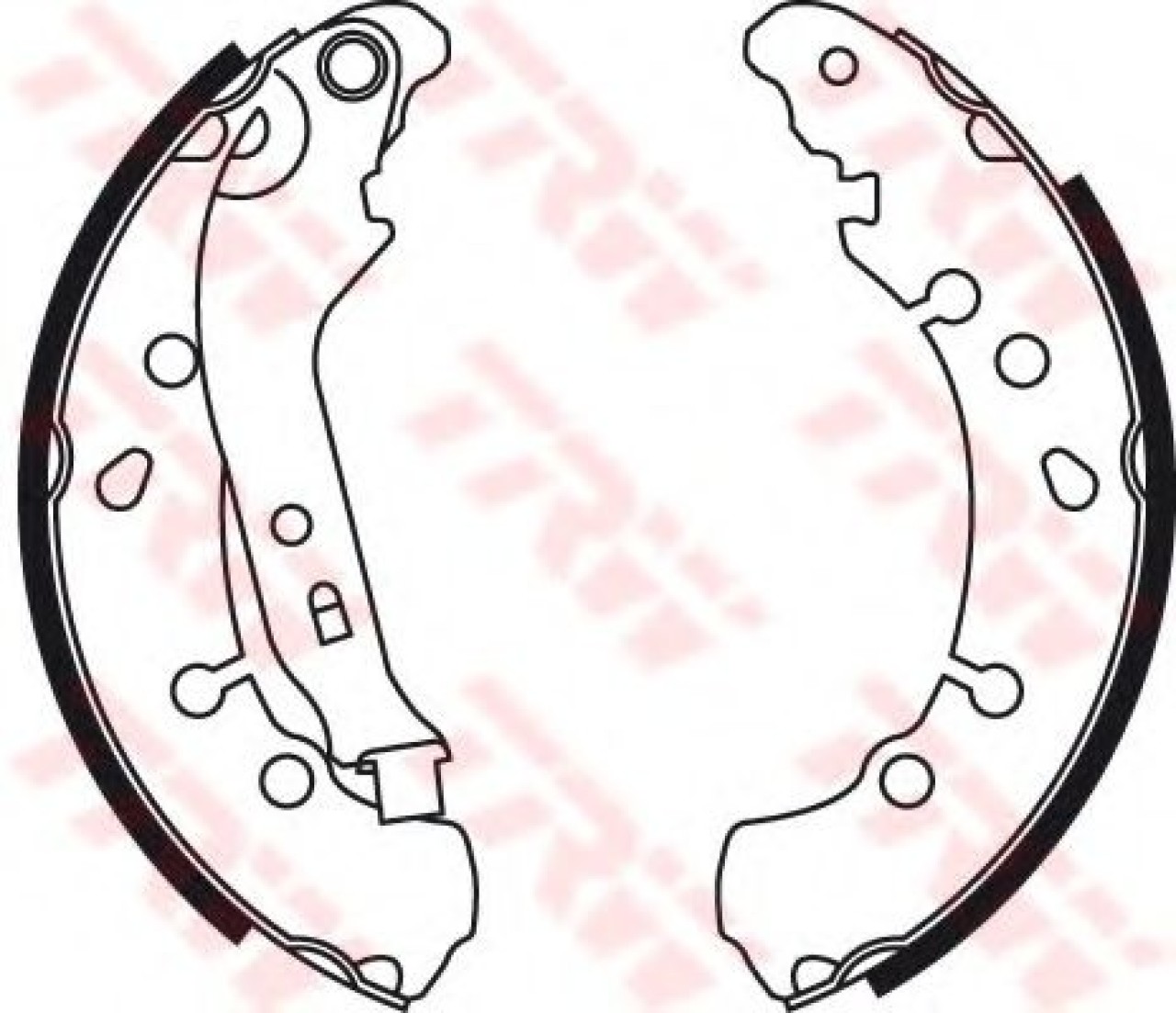 Set saboti frana TOYOTA YARIS (P9) (2005 - 2013) TRW GS8778 piesa NOUA