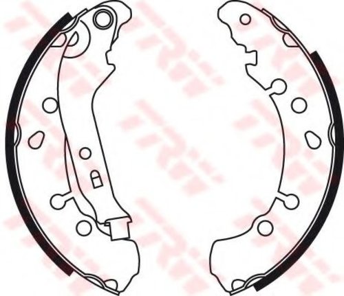 Set saboti frana TOYOTA YARIS (P9) (2005 - 2013) TRW GS8778 piesa NOUA
