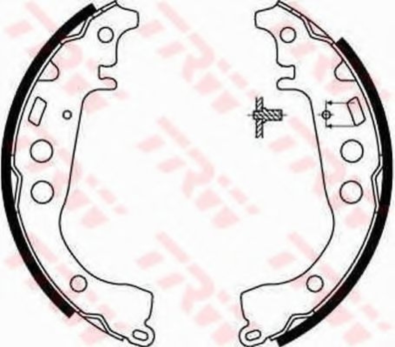 Set saboti frana TOYOTA YARIS (P9) (2005 - 2013) TRW GS8673 piesa NOUA