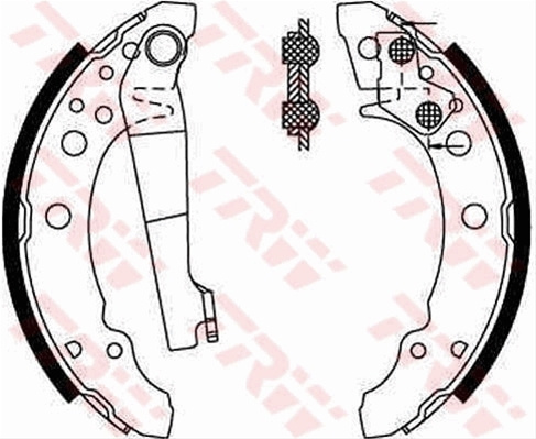 Set Saboti Frana Trw Audi GS8166
