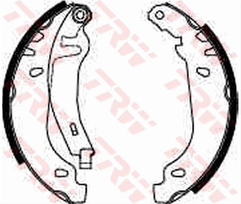Set Saboti Frana Trw Citroën GS8531