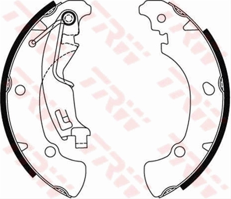 Set Saboti Frana Trw Fiat GS8488