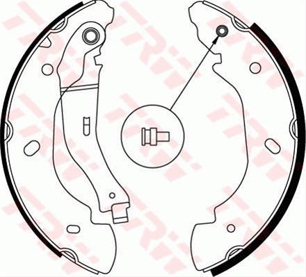 Set Saboti Frana Trw Ford GS8689