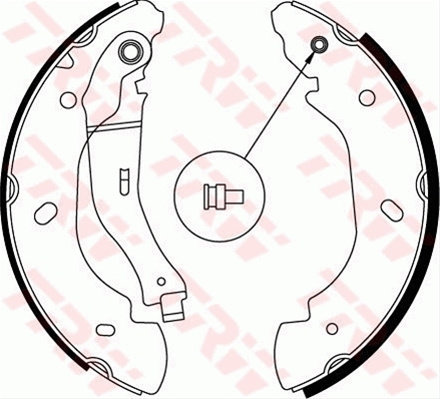 Set Saboti Frana Trw Ford GS8689