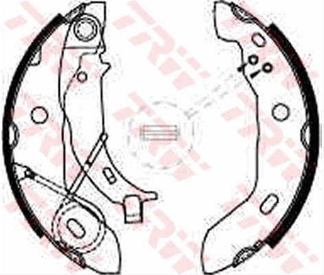 Set Saboti Frana Trw Mercedes-Benz GS8627