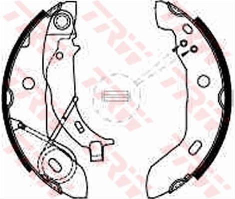 Set Saboti Frana Trw Mercedes-Benz GS8627