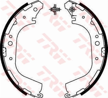 Set Saboti Frana Trw Nissan GS8590