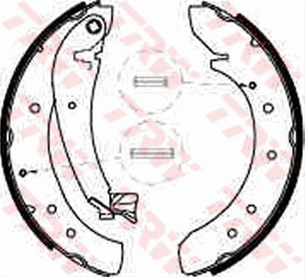 Set Saboti Frana Trw Peugeot GS8546