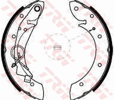 Set Saboti Frana Trw Peugeot GS8635