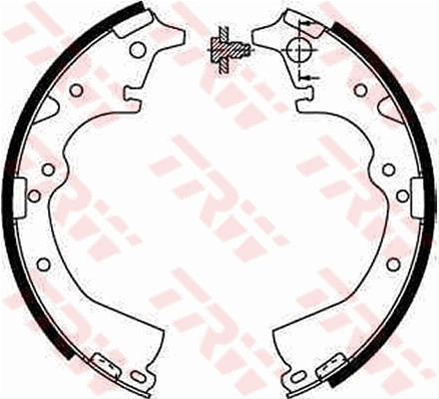 Set Saboti Frana Trw Toyota GS8184