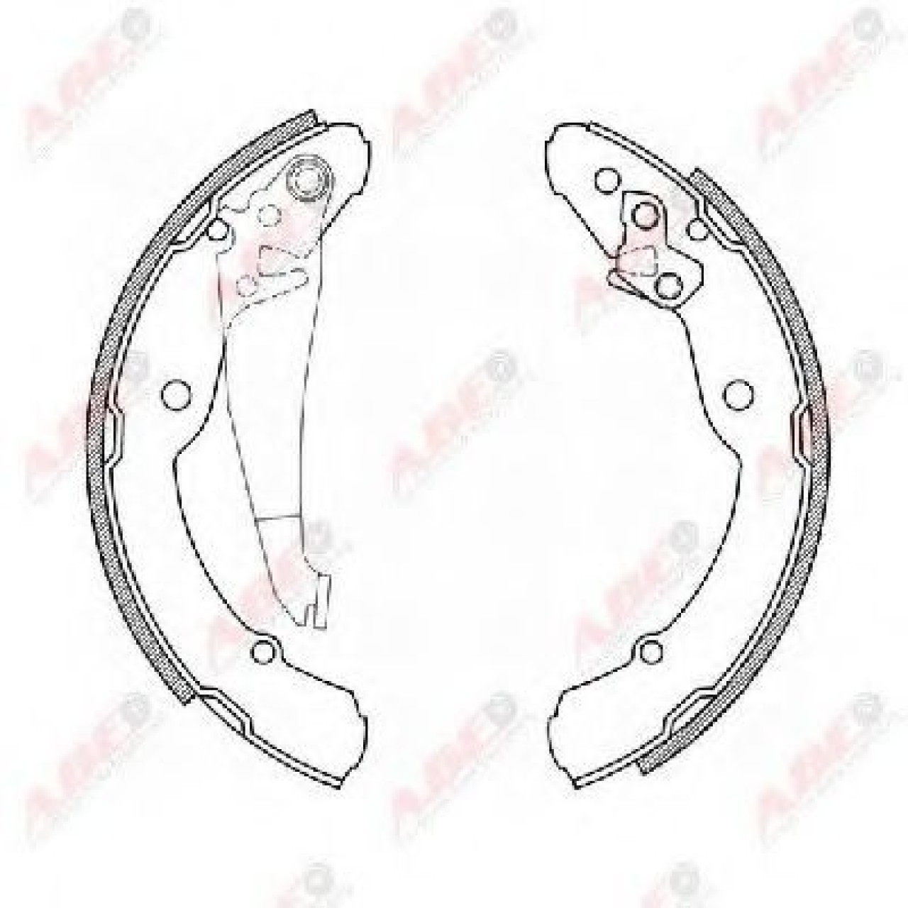 Set saboti frana VW BEETLE (5C1) (2011 - 2016) ABE C0S003ABE piesa NOUA