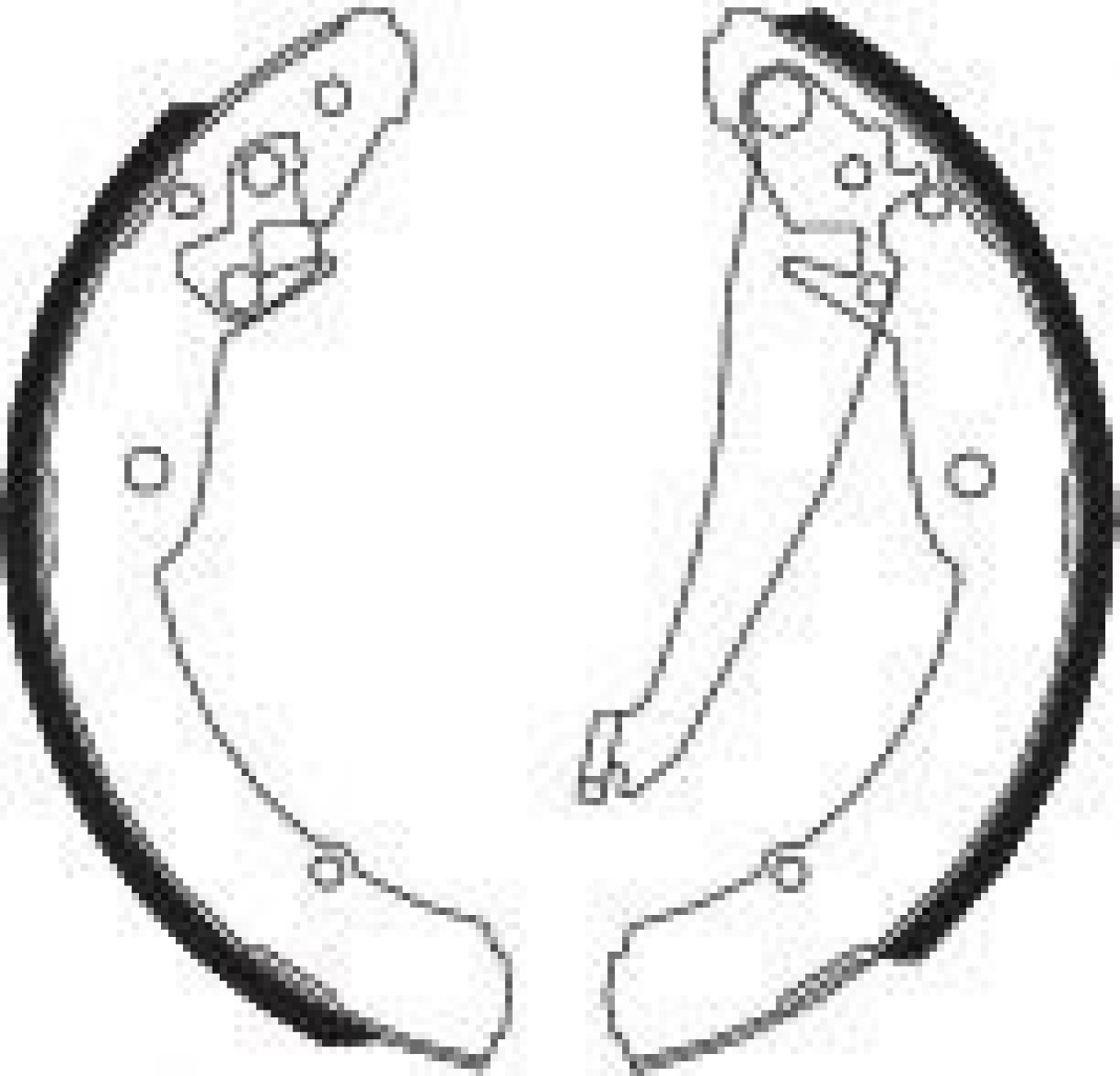 Set saboti frana VW CADDY III Combi (2KB, 2KJ, 2CB, 2CJ) (2004 - 2016) FERODO FSB549 piesa NOUA