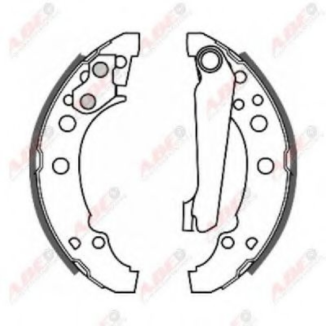 Set saboti frana VW LUPO (6X1, 6E1) (1998 - 2005) ABE C0W001ABE piesa NOUA