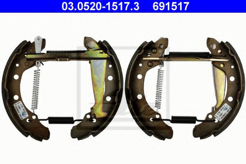 Set saboti frana VW LUPO (6X1, 6E1) (1998 - 2005) ATE 03.0520-1517.3 piesa NOUA