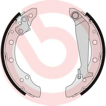 Set saboti frana VW LUPO (6X1, 6E1) (1998 - 2005) BREMBO S 85 511 piesa NOUA