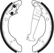 Set saboti frana VW LUPO (6X1, 6E1) (1998 - 2005) FERODO FSB150 piesa NOUA