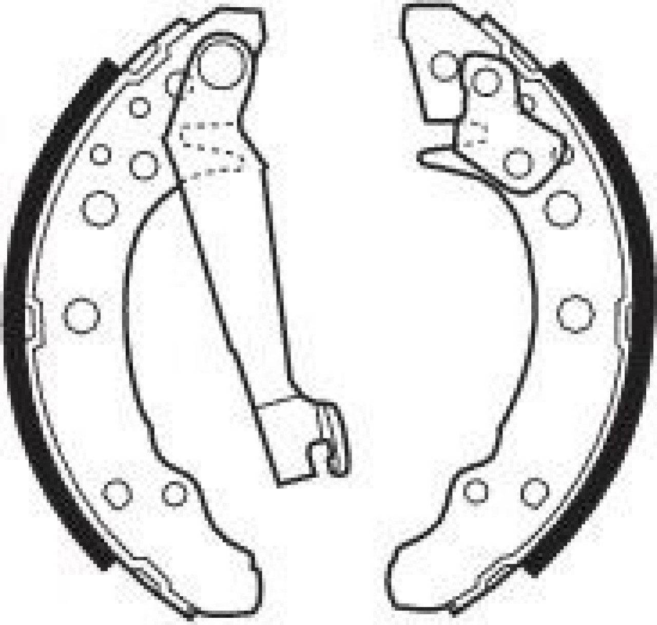 Set saboti frana VW LUPO (6X1, 6E1) (1998 - 2005) FERODO FSB191 piesa NOUA