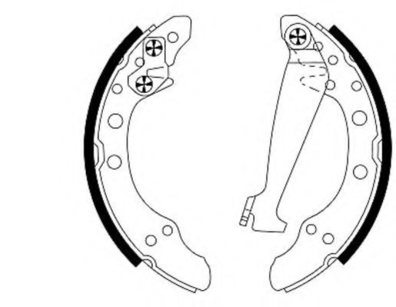 Set saboti frana VW LUPO (6X1, 6E1) (1998 - 2005) TEXTAR 91044700 piesa NOUA