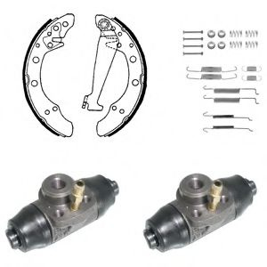 Set saboti frana VW PASSAT (3A2, 35I) (1988 - 1997) DELPHI KP850 piesa NOUA