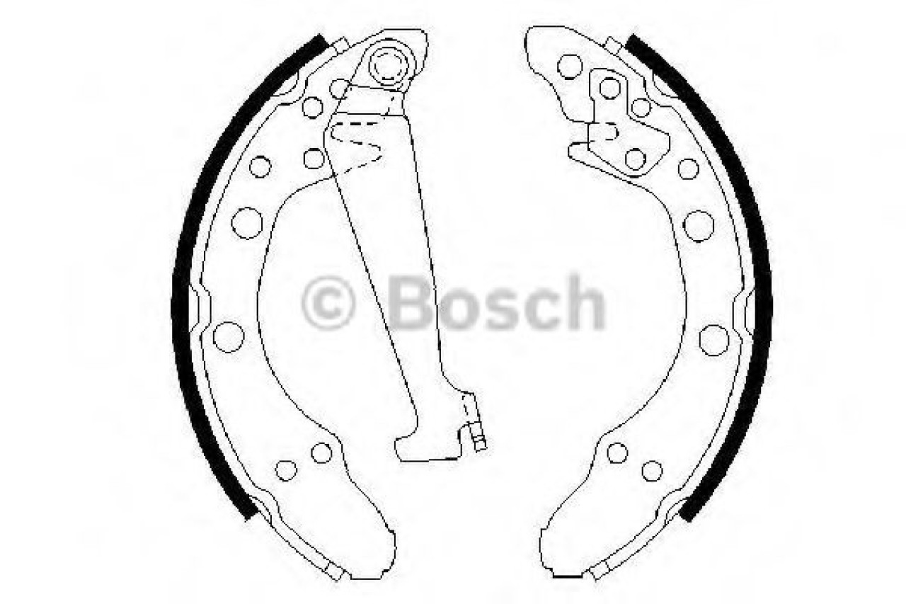 Set saboti frana VW VENTO (1H2) (1991 - 1998) BOSCH 0 986 487 270 piesa NOUA