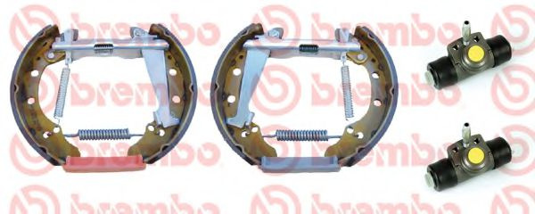Set saboti frana VW VENTO (1H2) (1991 - 1998) BREMBO K 85 036 piesa NOUA