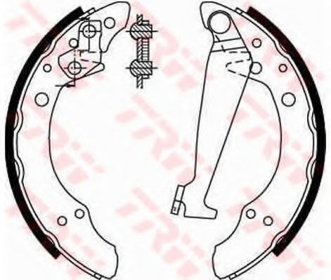 Set saboti frana VW VENTO (1H2) (1991 - 1998) TRW GS8526 piesa NOUA