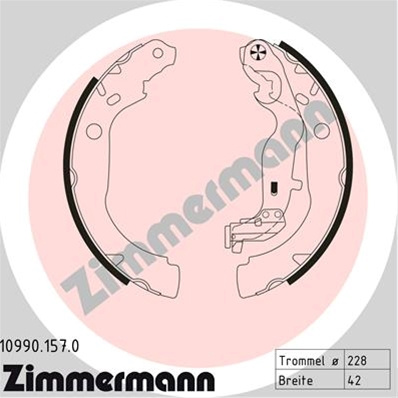 Set Saboti Frana Zimmermann Dacia 10990.157.0