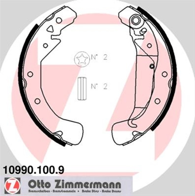 Set Saboti Frana Zimmermann Opel 10990.100.9