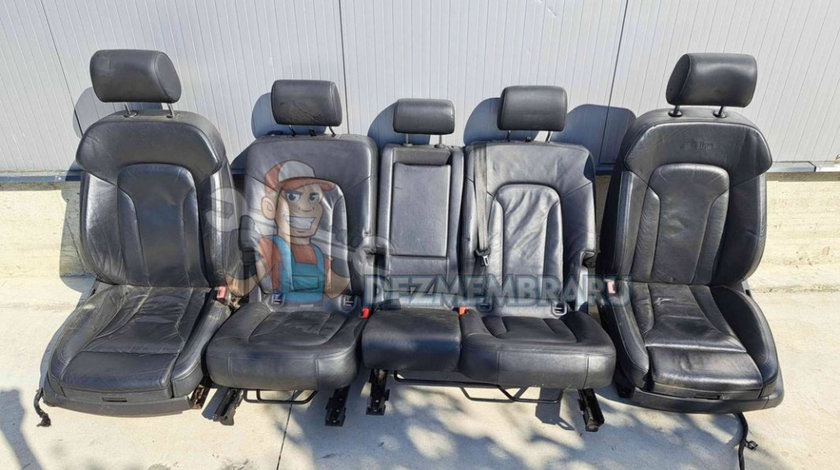 Set scaune cu bancheta piele Audi Q7 (4LB) [ Fabr 2006-2014] cu incalzire