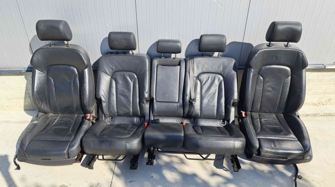 Set scaune cu bancheta piele Audi Q7 (4LB) [ Fabr 2006-2014] cu incalzire
