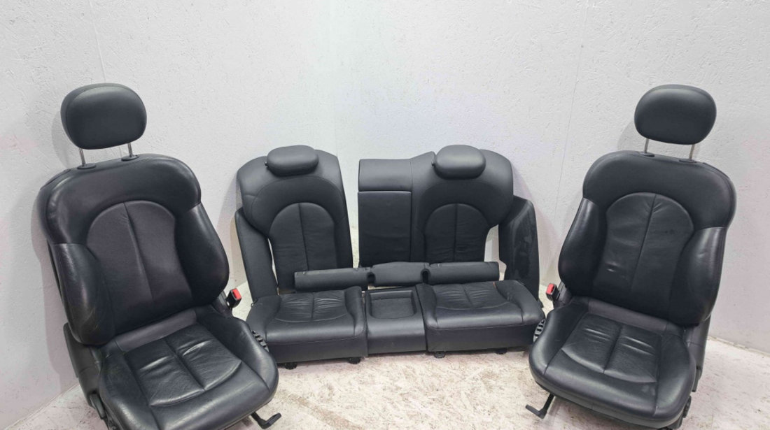 Set scaune cu bancheta piele Mercedes Clasa CLK (C209) [Fabr 2002-2009] OEM