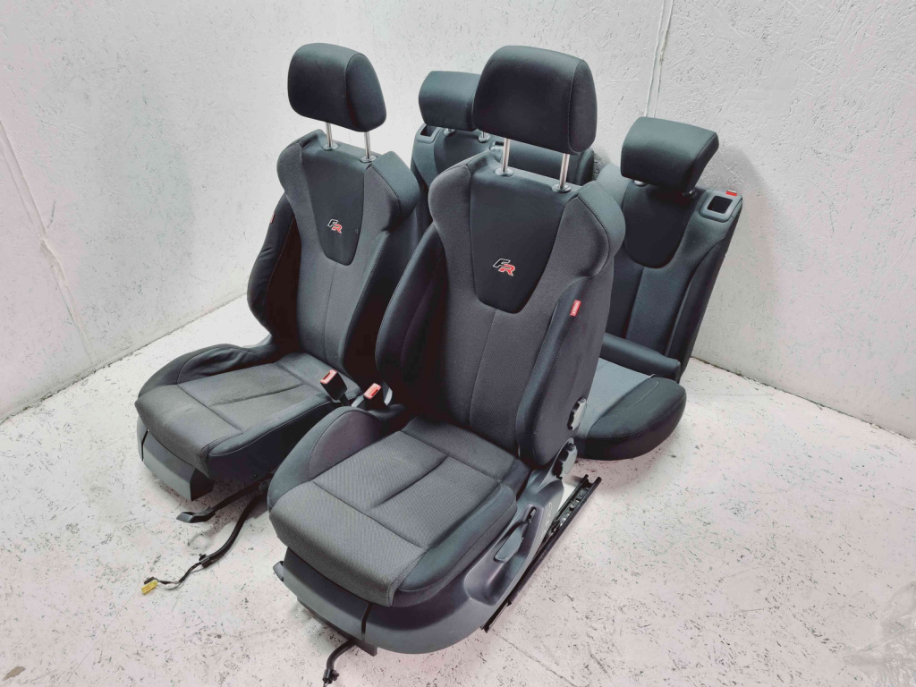 Set scaune cu bancheta piele Seat Leon (1P1) [Fabr 2005-2011] OEM