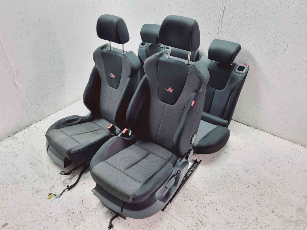Set scaune cu bancheta piele Seat Leon (1P1) [Fabr 2005-2011] OEM