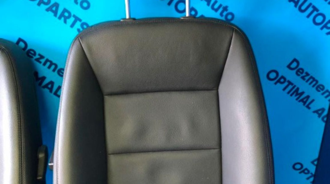 SET scaune electrice piele neagra Mercedes A Class W169 2004-2008