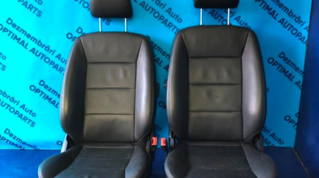SET scaune electrice piele neagra Mercedes A160 W169 2004-2008