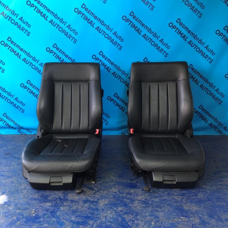 SET Scaune fata piele neagra cu incalzire Mercedes E Class W212 2009-2016
