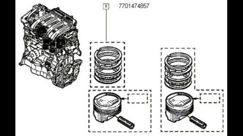 Set Segmenti Dacia Logan Sandero 1.4 1.6