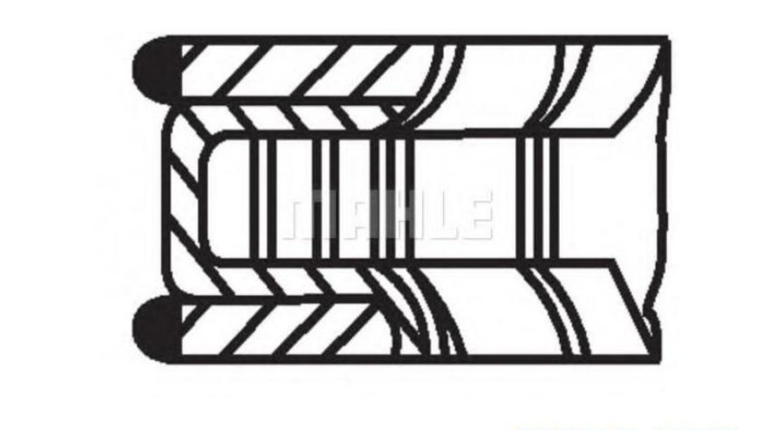 Set segmenti Kia PRIDE (DA) 1990-2016 #2 62739N0