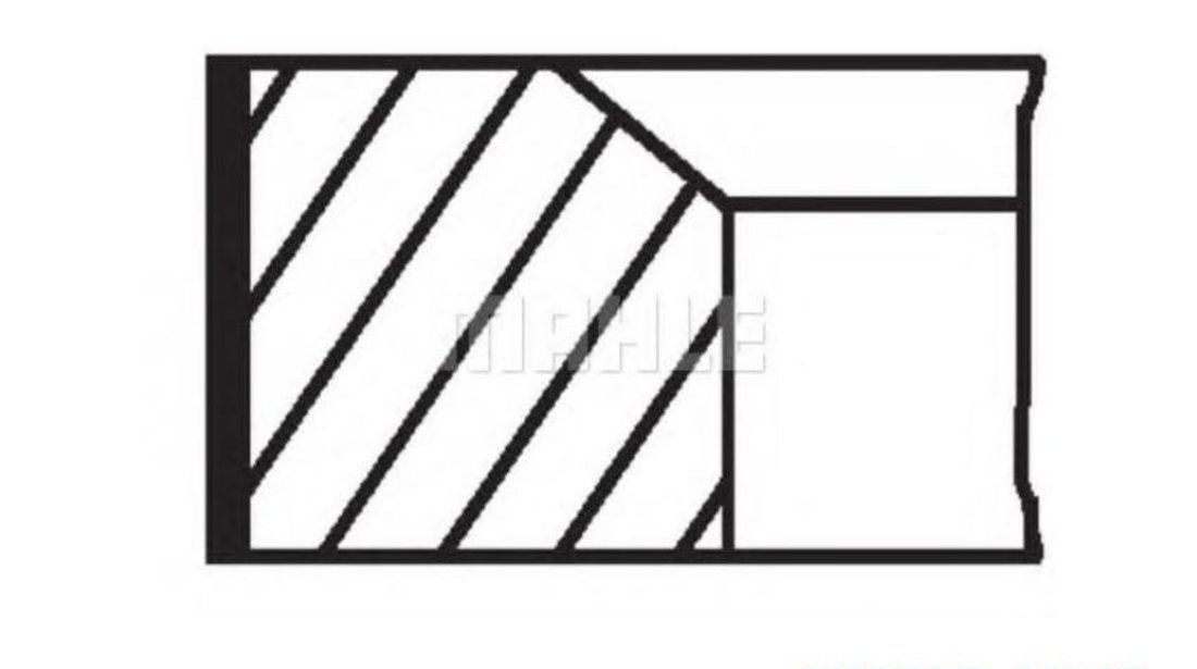 Set segmenti Mercedes VITO bus (638) 1996-2003 #2 0000305224