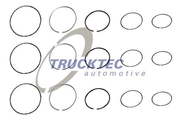 Set segmenti piston (0211061 TRUCKTEC) SMART
