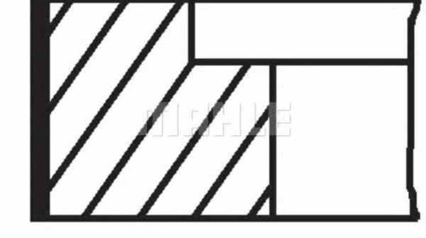 Set segmenti piston AUDI 80 81 85 B2 MAHLE ORIGINAL 034 75 V0