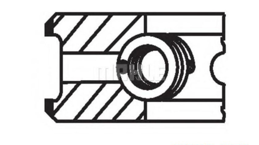 Set segmenti piston Citroen BERLINGO (MF) 1996-2016 #2 04001N0