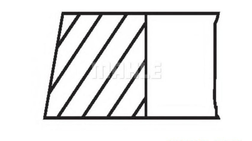 Set segmenti piston Citroen C15 (VD-_) 1984-2005 #2 00726N0