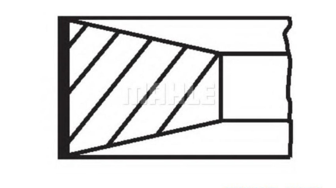 Set segmenti piston Citroen C4 I (LC_) 2004-2011 #2 039RS001130N0