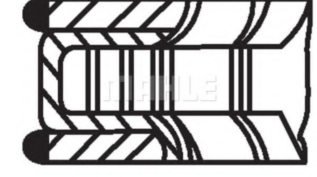 Set segmenti piston DACIA LOGAN EXPRESS (FS) (2009 - 2016) MAHLE ORIGINAL 022 02 N1 piesa NOUA