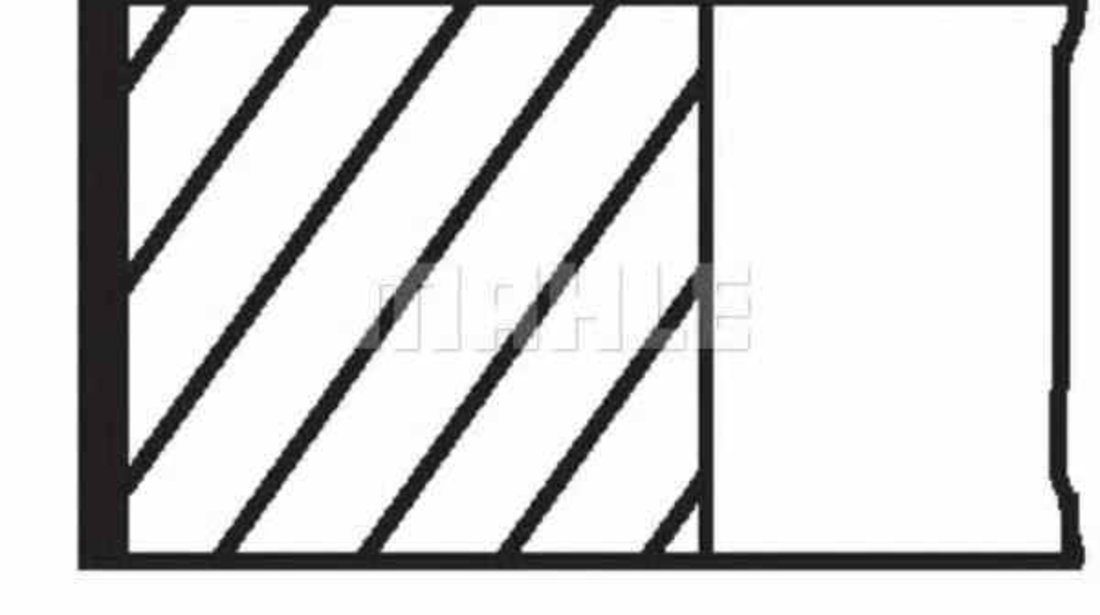 Set segmenti piston DACIA SOLENZA MAHLE ORIGINAL 022 02 N0