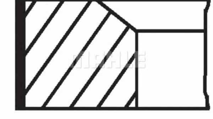 Set segmenti piston FIAT LINEA 323 MAHLE ORIGINAL 010 20 N0
