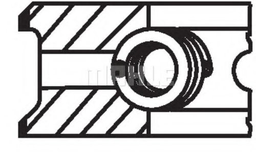 Set segmenti piston FIAT STRADA I (138A) (1978 - 1987) MAHLE ORIGINAL 008 56 N0 piesa NOUA