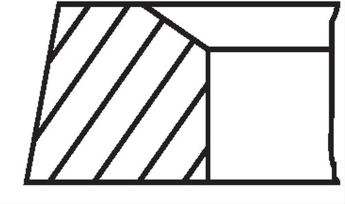 Set Segmenti Piston Mahle Original Mercedes-Benz 001 36 N0